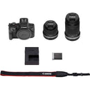 Canon EOS R100 Mirrorless Camera 18-45mm & 55-210mm Kit