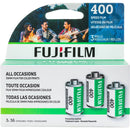 Fujifilm 400 Color Negative 35mm Film | 36 Exposure 3 Pack