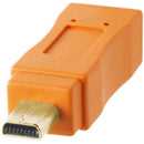 Tether Tools Tetherpro USB A To Mini-B 8-Pin 15Ft Orange Cable