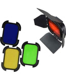 Godox AD200 Barndoor & Gels