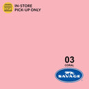 Savage 53" Coral Pink Seamless Background Paper