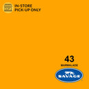 Savage 107" Marmalade Seamless Background Paper