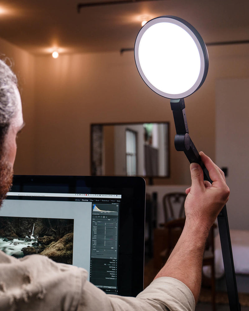 Lume Cube Edge Light 2.0 White LED Desk Lamp