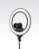 Lume Cube Cordless Ring Light Pro Black 18-inch Edge-Lit LED Ring Light