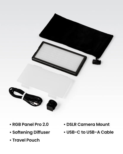 Lume Cube RGB Panel Pro 2.0 App Controlled LED Panel Light