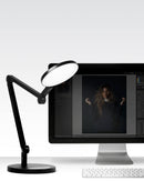 Lume Cube Edge Light 2.0 with Base Black LED Desk Lamp