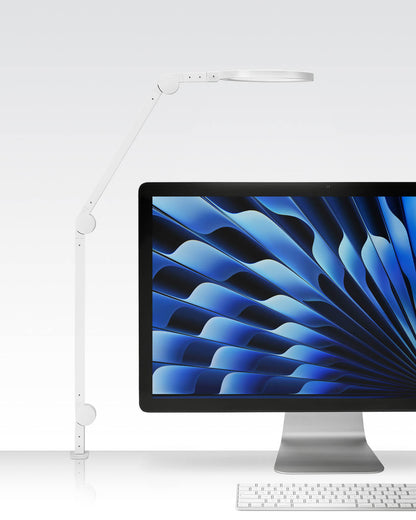 Lume Cube Edge Light 2.0 with Base White LED Desk Lamp