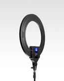 Lume Cube Cordless Ring Light Pro Black 18-inch Edge-Lit LED Ring Light