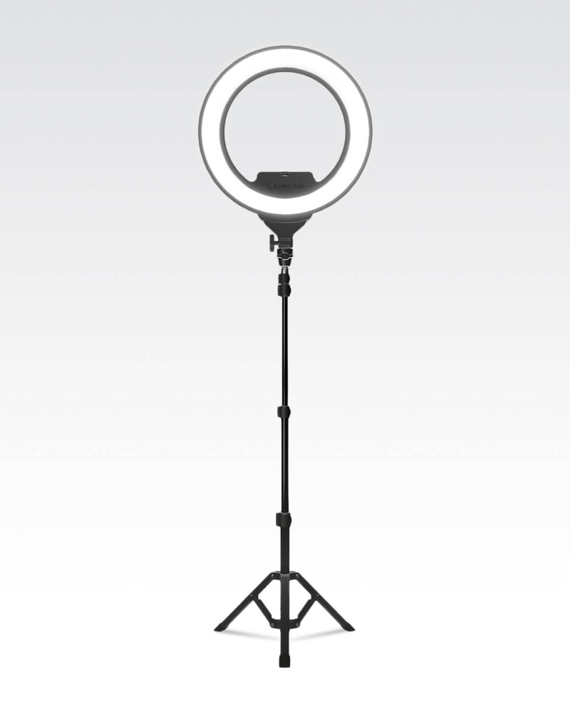 Lume Cube Cordless Ring Light Pro Black 18-inch Edge-Lit LED Ring Light