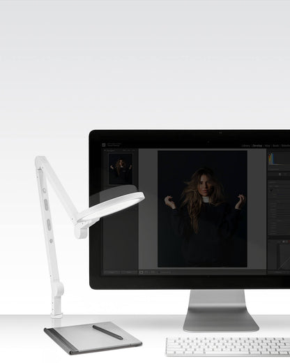 Lume Cube Edge Light 2.0 White LED Desk Lamp
