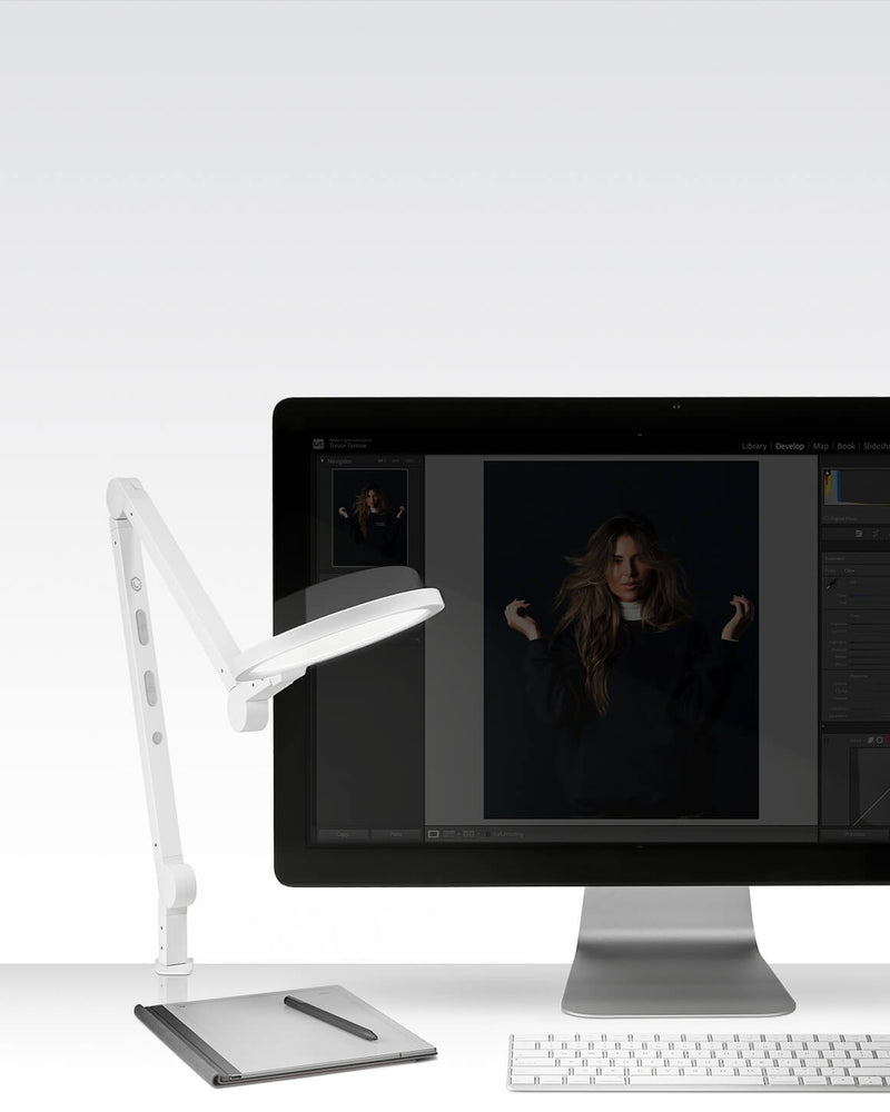 Lume Cube Edge Light 2.0 White LED Desk Lamp