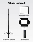 Lume Cube Single Studio Panel Lighting Kit Edge-Lit LED Light Panel with Stand