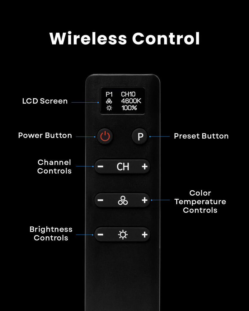 Lume Cube Single Studio Panel Lighting Kit Edge-Lit LED Light Panel with Stand
