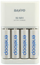 Sanyo Eneloop 4 AA Charger Kit