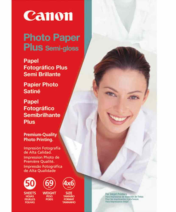 Canon Photo Paper Plus Semi-Gloss 4x6 | 50 Sheets