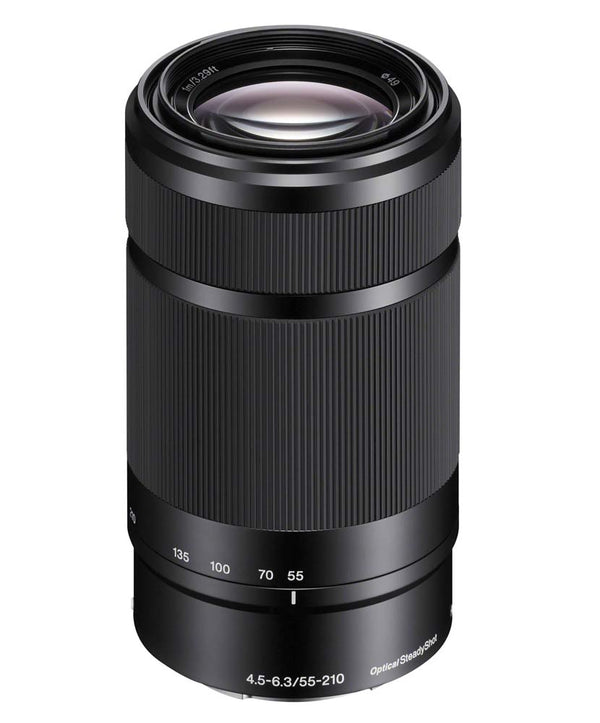 Sony E 55-210mm f/4.5-6.3 OSS Lens Black