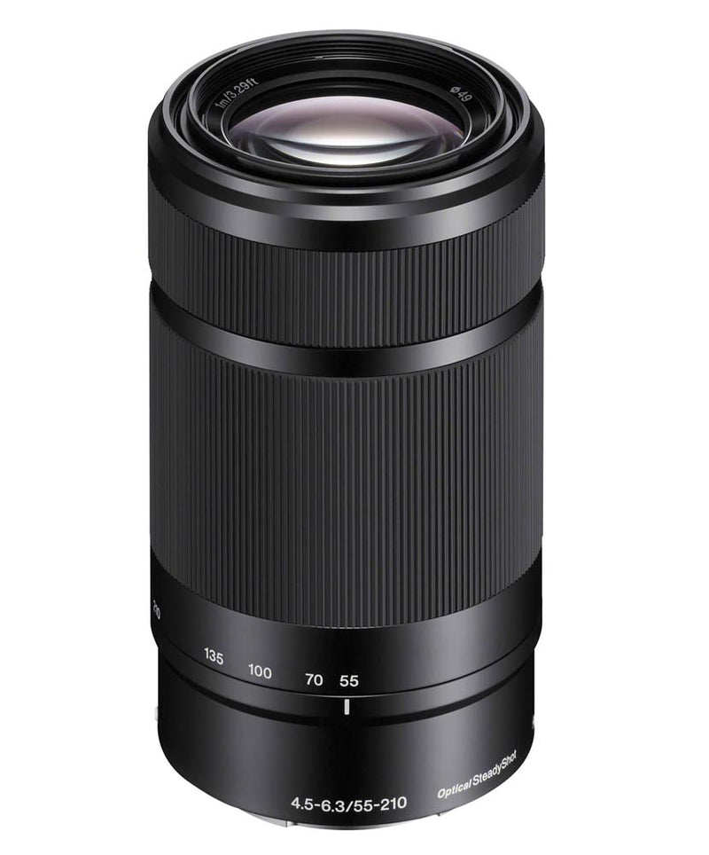 Sony E 55-210mm f/4.5-6.3 OSS Lens Black