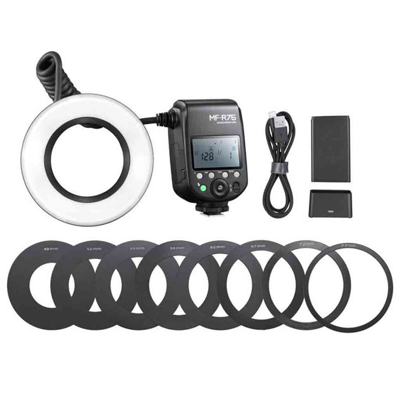 Godox MF-R76C TTL Macro Ring Flash Nikon