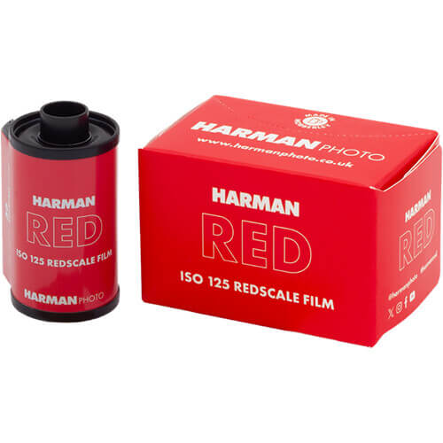 Harman Red 125 35mm Film Roll 36 Exposures
