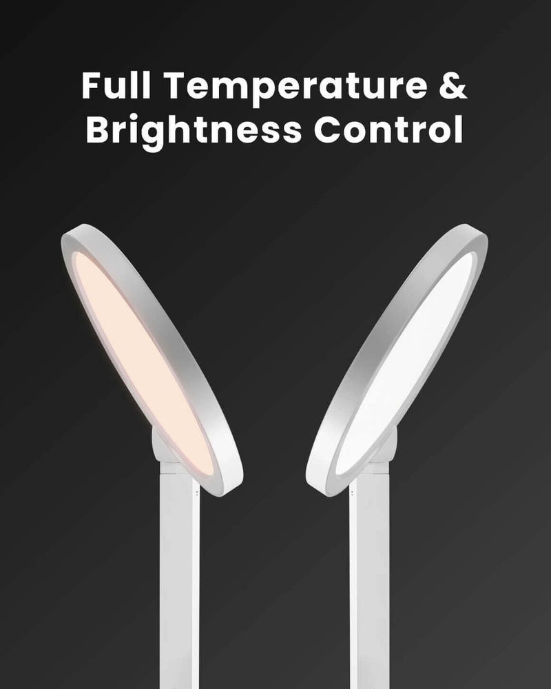 Lume Cube Edge Light 2.0 with Base White LED Desk Lamp