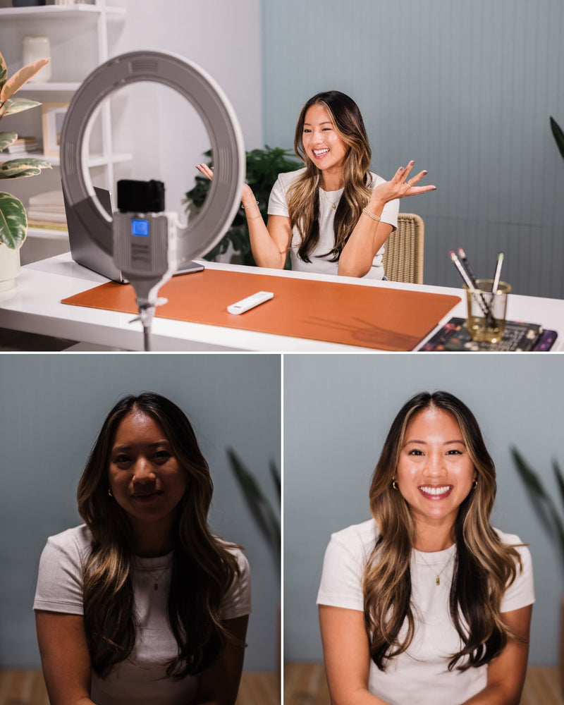 Lume Cube Cordless Ring Light Pro White 18-inch Edge-Lit LED Ring Light