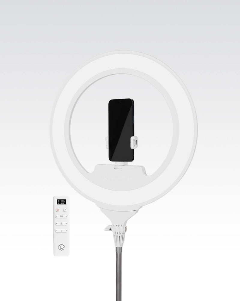 Lume Cube Cordless Ring Light Pro Black 18-inch Edge-Lit LED Ring Light