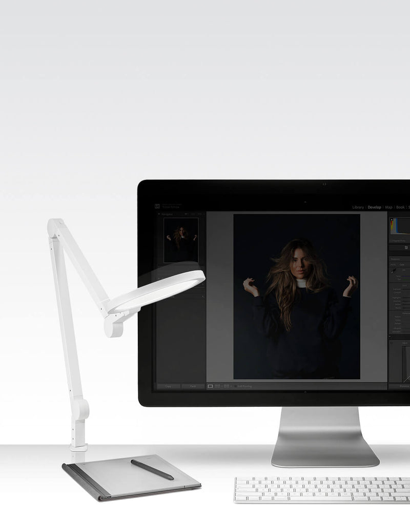 Lume Cube Edge Light 2.0 Black LED Desk Lamp