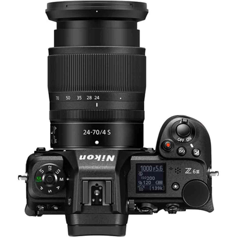 Nikon Z6III Mirrorless Camera 24-70mm f/4S Kit