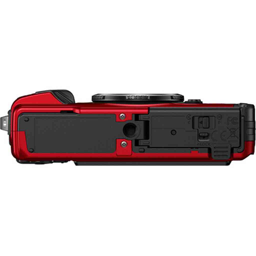 OM System TG-7 Tough Red Compact Camera