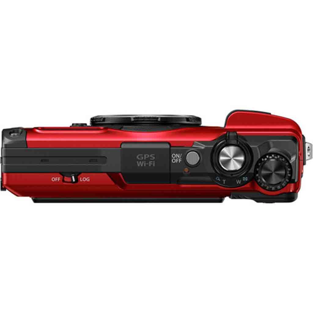 OM System TG-7 Tough Red Compact Camera