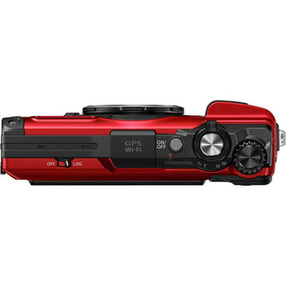 OM System TG-7 Tough Red Compact Camera