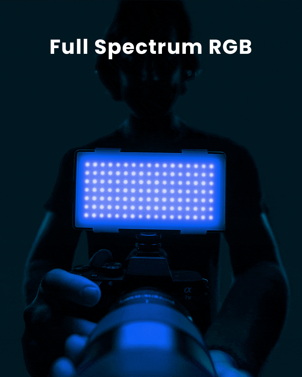 Lume Cube RGB Panel Pro 2.0 Lighting Kit App Controlled LED Panel Light with Stand & Accessories