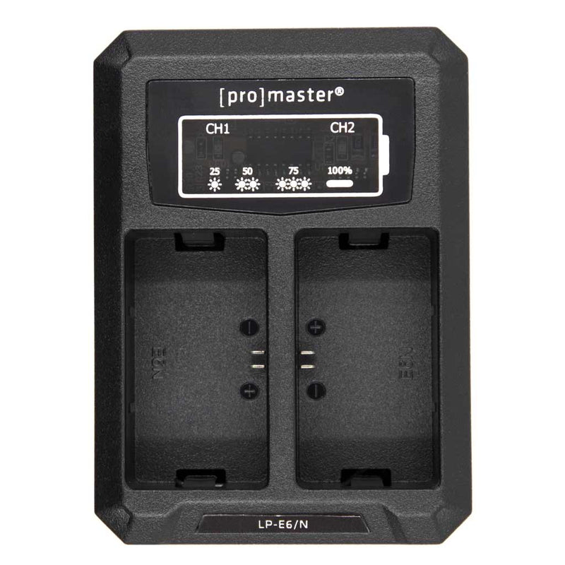 Promaster Dually USB Charger Canon LPE6