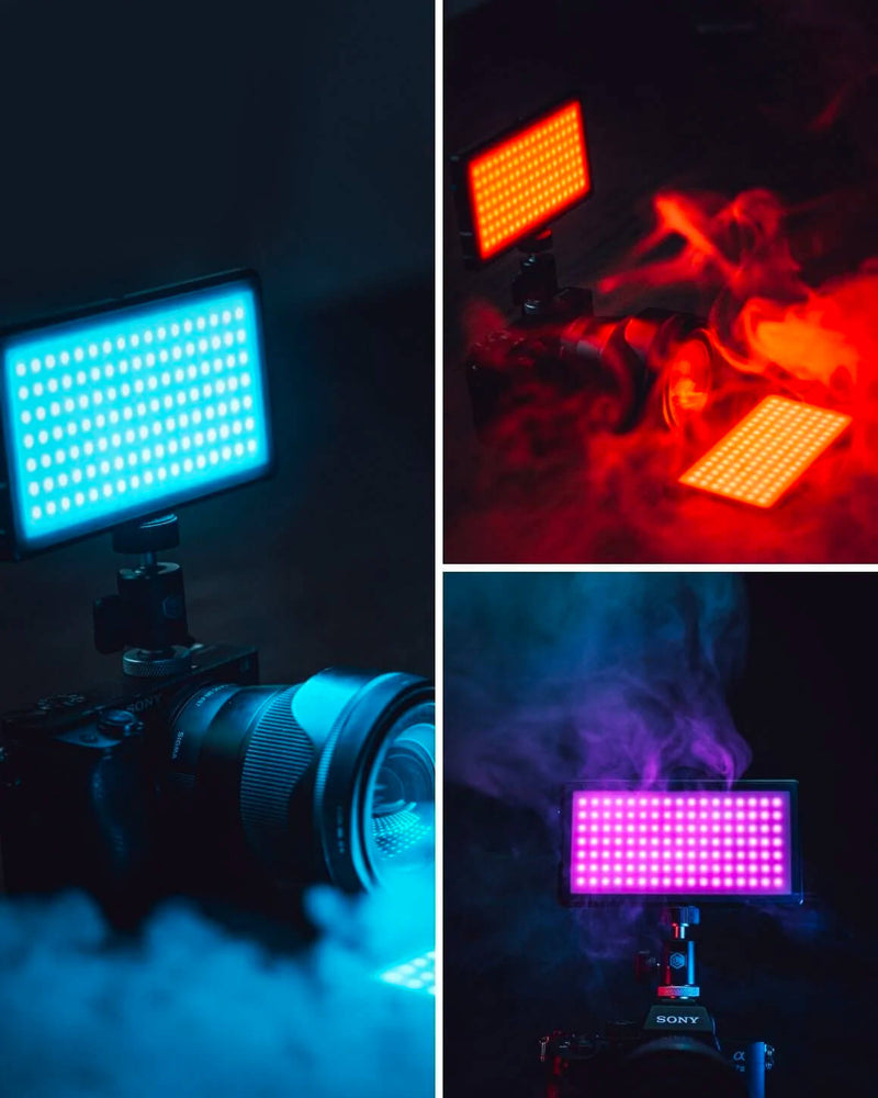 Lume Cube RGB Panel Pro 2.0 Lighting Kit App Controlled LED Panel Light with Stand & Accessories