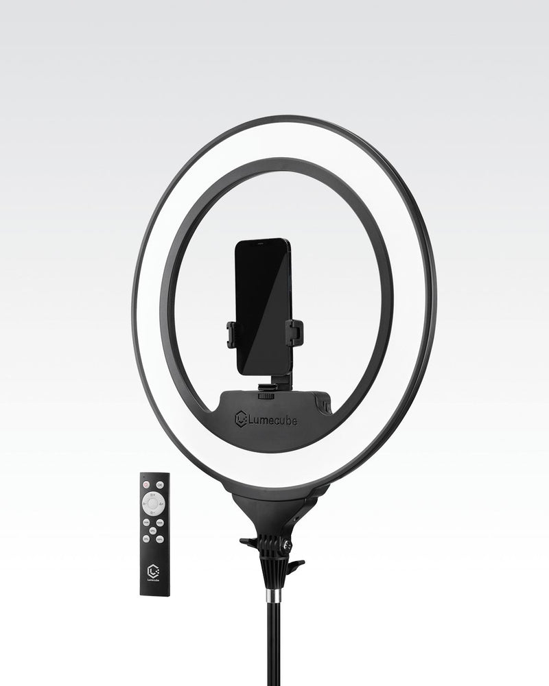 Lume Cube Cordless Ring Light Pro White 18-inch Edge-Lit LED Ring Light