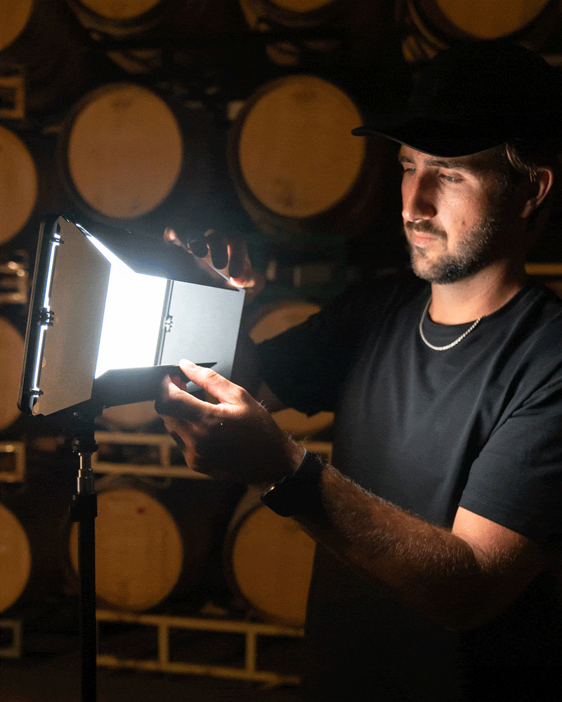 Lume Cube Studio Panel Lighting Kit Two Edge-Lit LED Panel Lights with Stands