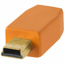 Tether Tools Tetherpro USB-A 2.0 To Mini-B 5-Pin 15Ft Cable Orange