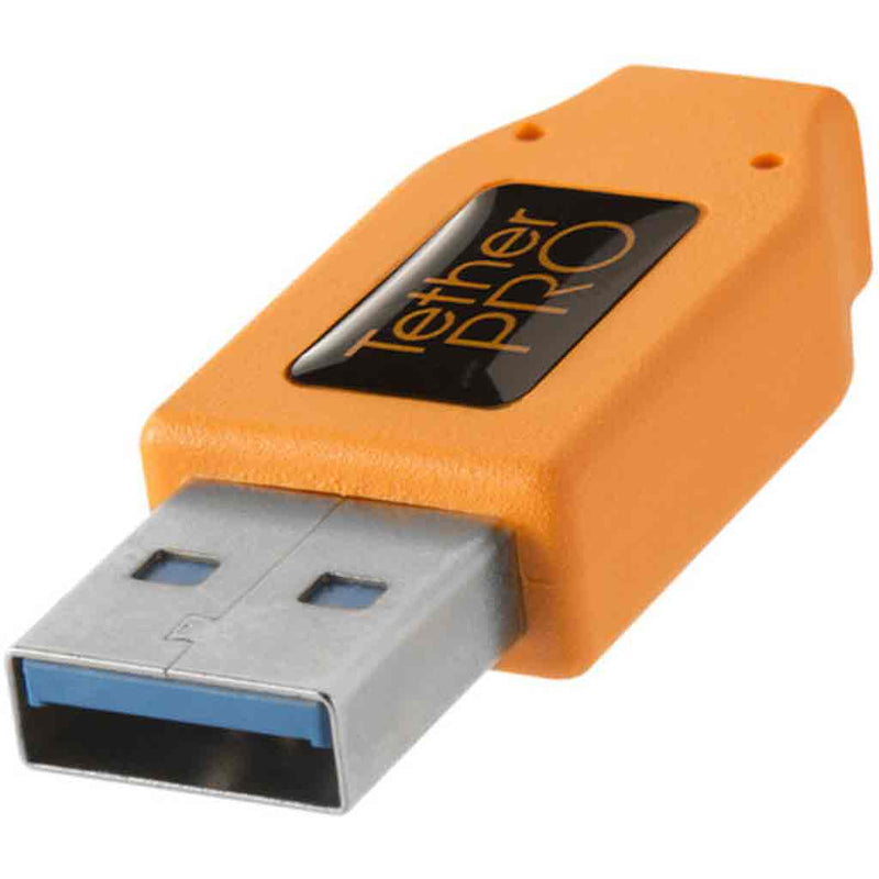 Tether Tools Tetherpro USB-A 3.0 To USB Micro-B 15Ft Cable Orange