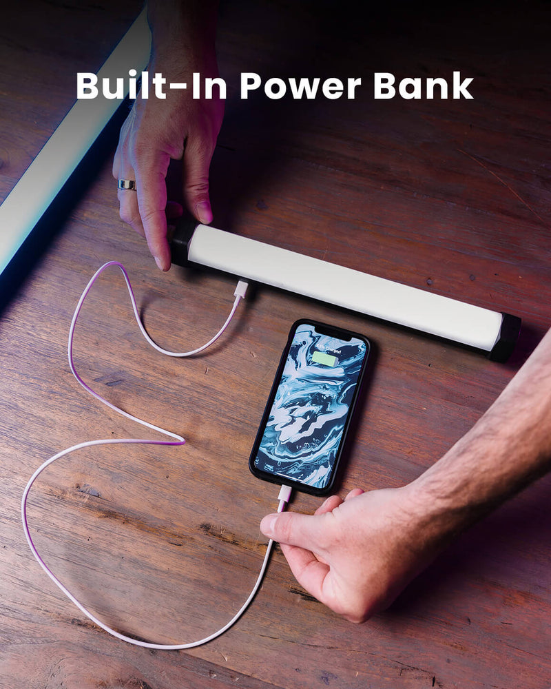 Lume Cube RGB Tube Light Mini 4-Pack App Controlled 1ft. LED Tube Lights