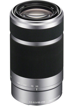 Sony E 55-210mm f/4.5-6.3 OSS Lens Silver