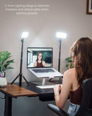 Lume Cube Broadcast Lighting Kit 2-Pack Two Video Conference Lights with Stands & Mounts