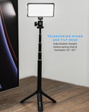 Lume Cube Broadcast Lighting Kit Video Conference LED Light with Stand & Mount