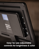 Lume Cube Studio Panel 3-Point Lighting Kit Three Edge-Lit LED Panel Lights with Stands