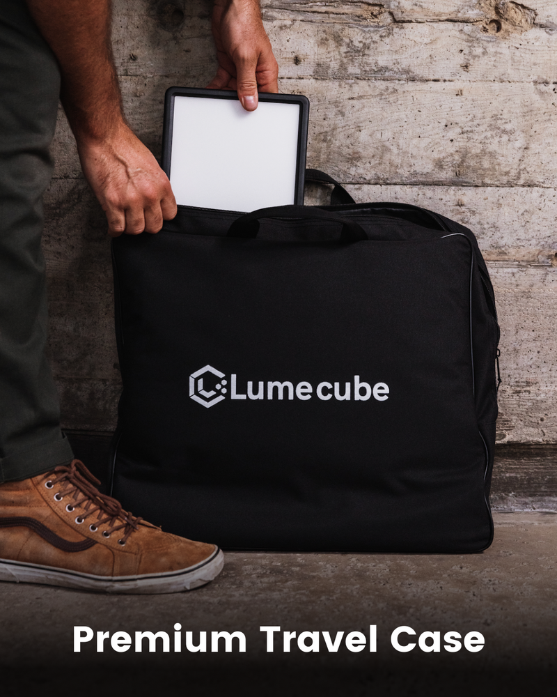 Lume Cube Studio Panel 3-Point Lighting Kit Three Edge-Lit LED Panel Lights with Stands