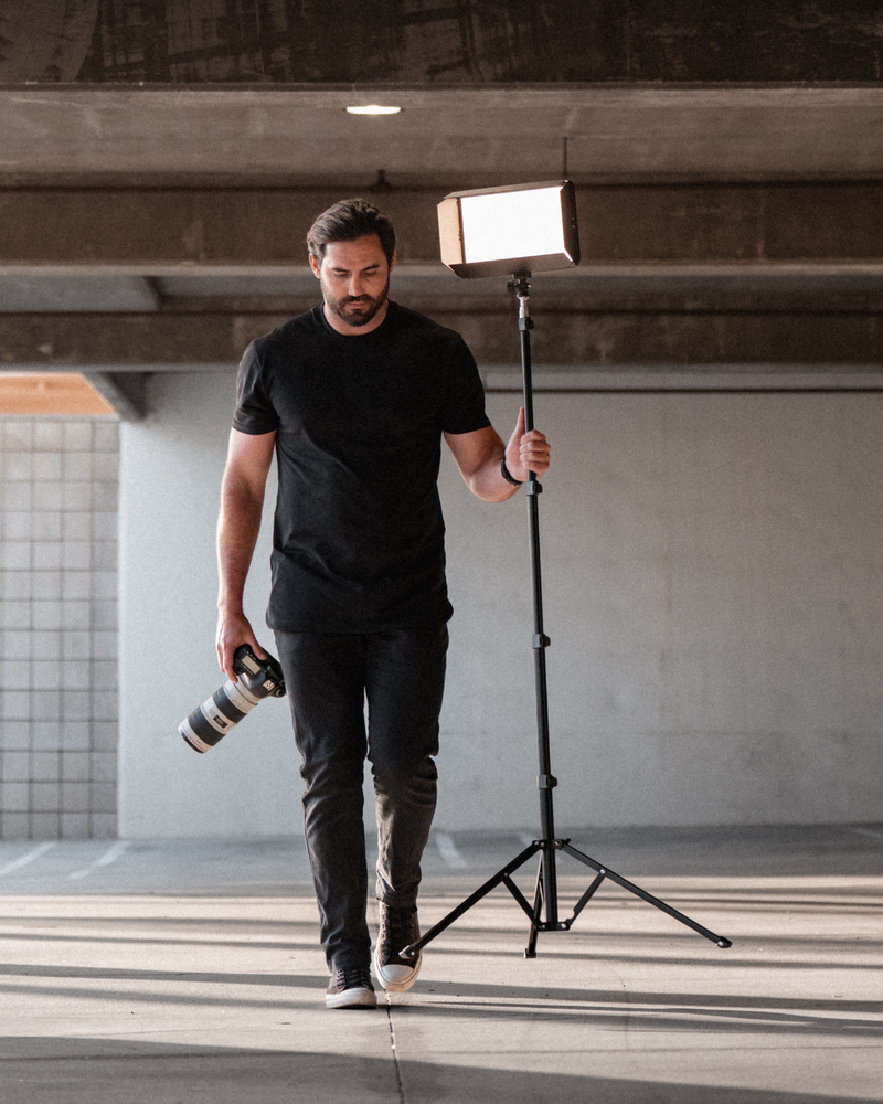 Lume Cube Single Studio Panel Lighting Kit Edge-Lit LED Light Panel with Stand